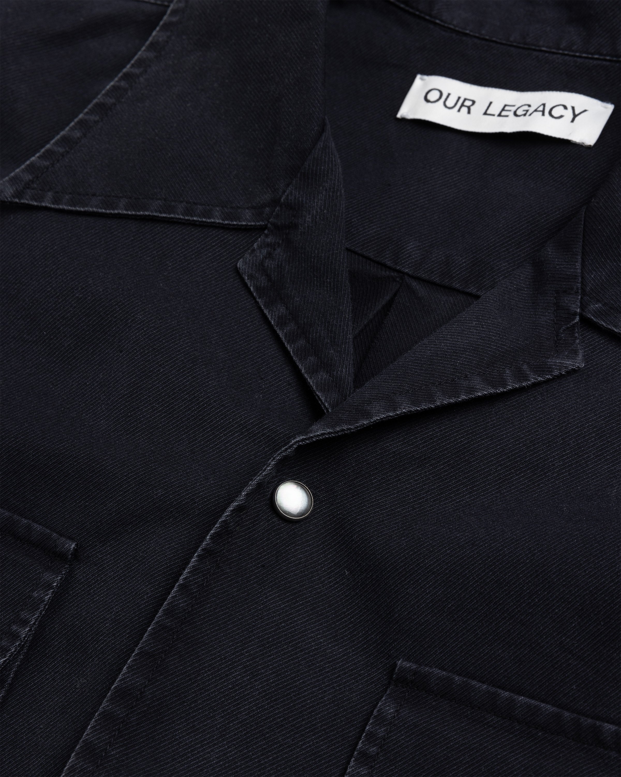 Our Legacy – Poco Shirt Black Cosmic Twill | Highsnobiety Shop